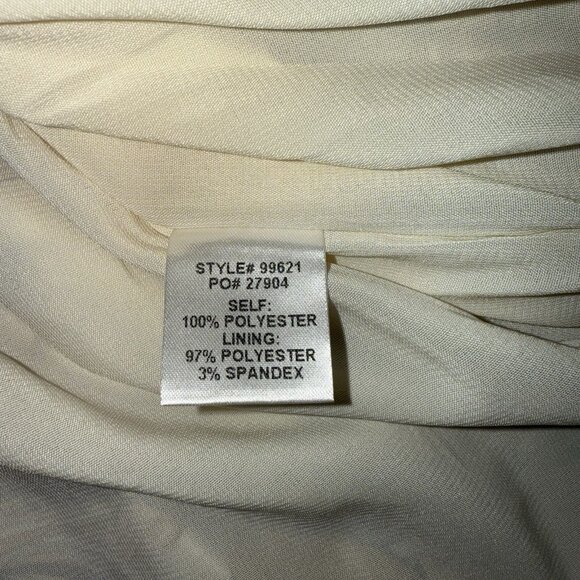 New Anthropologie Skies Are Blue Ivory Brown Floral Midi Dress Sz Medium - Picture 9 of 10